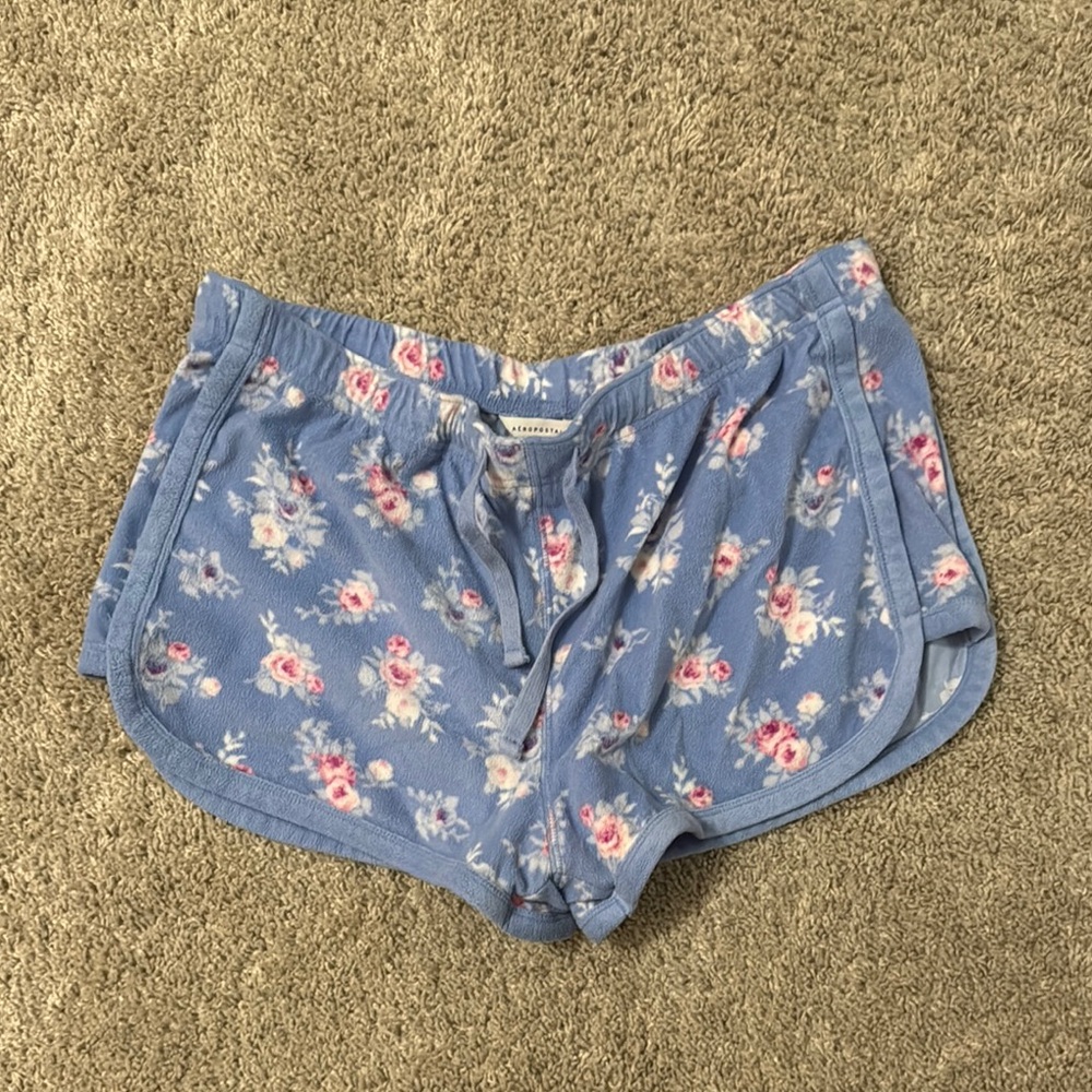 Floral Blue Lounge Shorts
